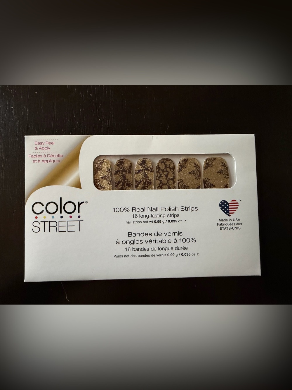 Color Street Rose Were The Days Nail Polish Strips